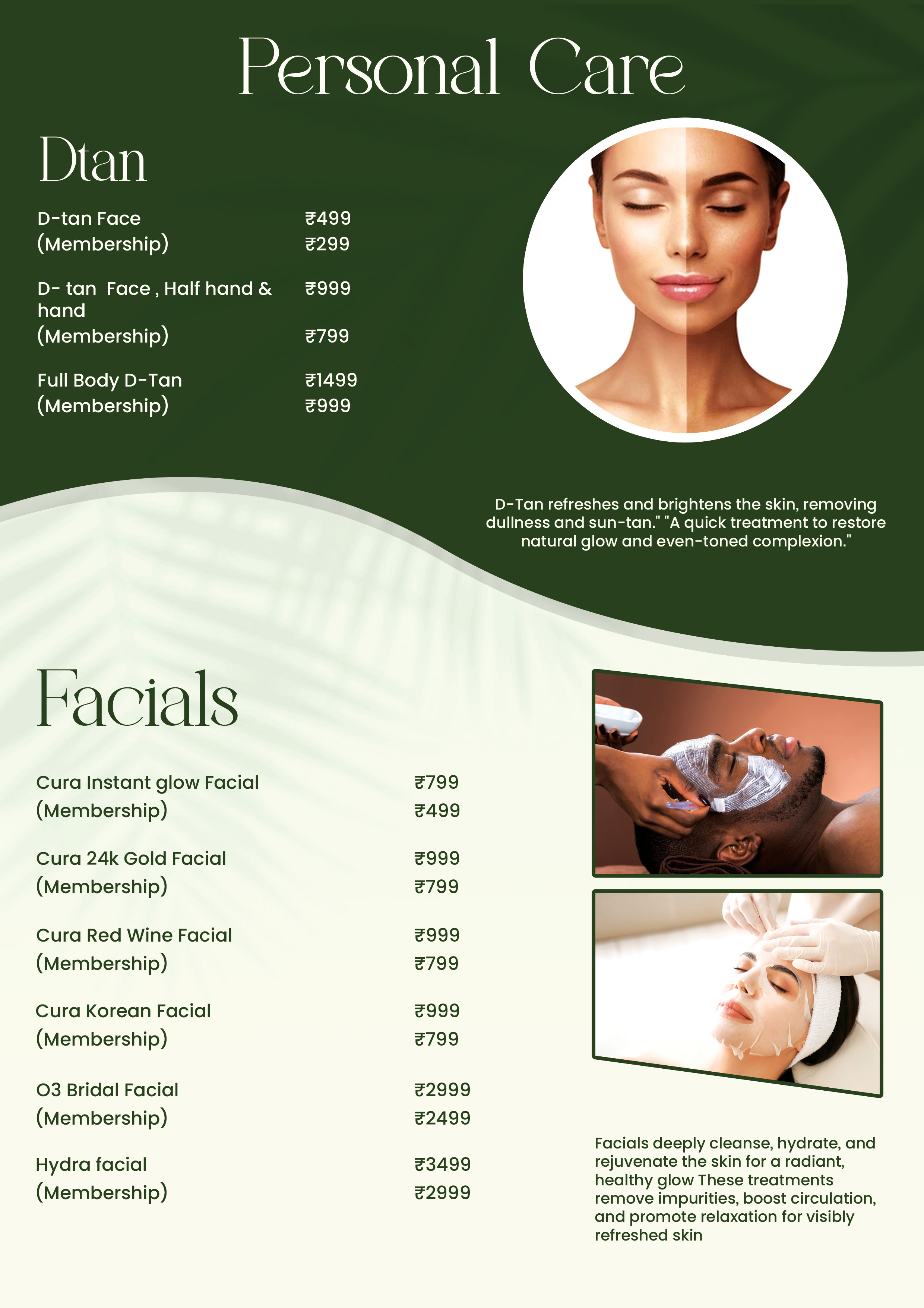 Menu Page 5
